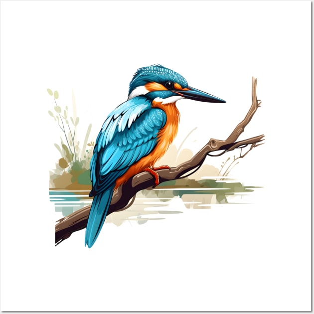 Kingfisher Wall Art by zooleisurelife